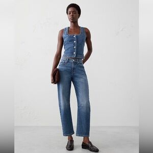 Banana Republic Factory Barrel mid-rise Denim Jeans